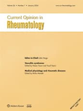Current Opinion in Rheumatology