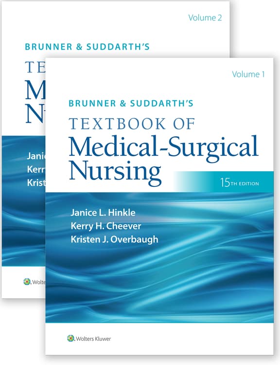 Brunner & Suddarth's Textbook of Medical-Surgical Nursing (2 vol)