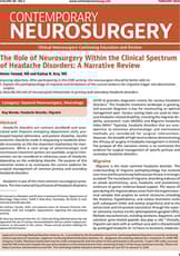 Contemporary Neurosurgery