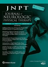 Journal of Neurologic Physical Therapy Online