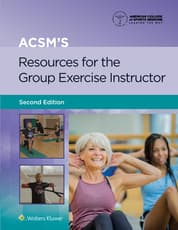 ACSM’s Resources for the Group Exercise Instructor 2e Lippincott Connect Instant Digital Access