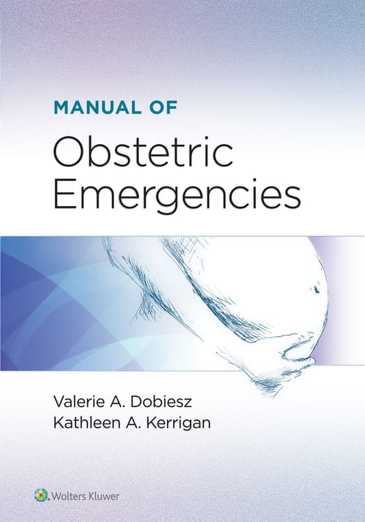 Manual of Obstetric Emergencies