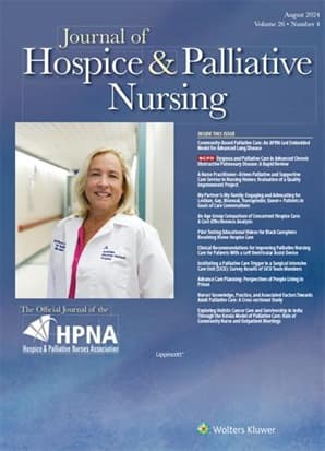 Journal of Hospice and Palliative Nursing