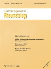 Current Opinion in Rheumatology Online