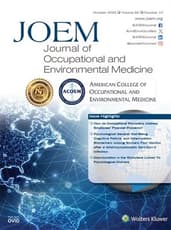 Journal of Occupational and Environmental Medicine Online