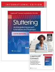 Stuttering 6e Lippincott Connect International Edition Print Book and Digital Access Card Package