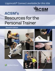 ACSM's Resources for the Personal Trainer