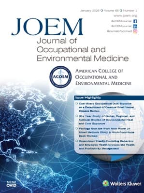 Journal of Occupational and Environmental Medicine Online