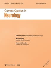 Current Opinion in Neurology Online