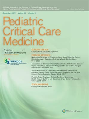 Pediatric Critical Care Medicine Online