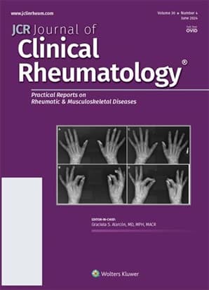 JCR: Journal of Clinical Rheumatology® Online