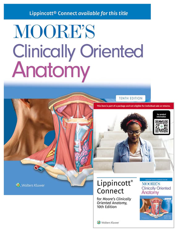 Moore's Clinically Oriented Anatomy, 10e Lippincott Connect Instant Digital Access