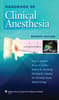 Handbook of Clinical Anesthesia