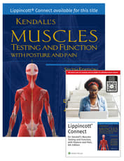 Kendall's Muscles: Testing and Function with Posture and Pain 6e Lippincott Connect Print Book and Digital Access Card Package