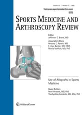 Sports Medicine and Arthroscopy Review Online