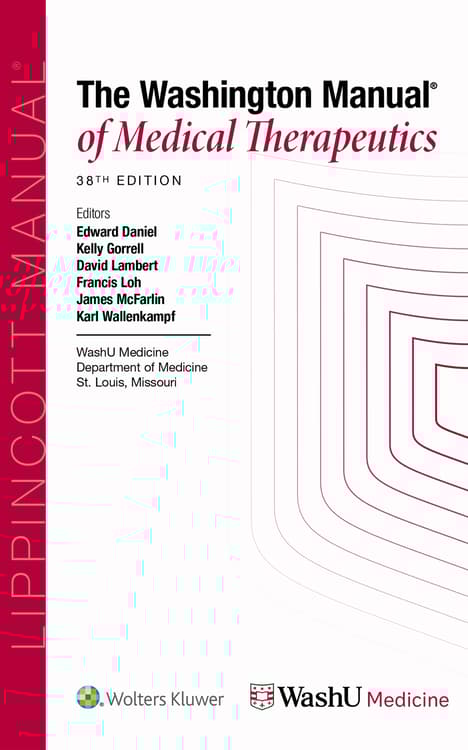 Washington Manual of Medical Therapeutics 38e