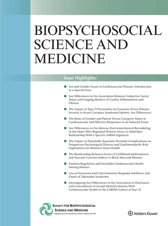 Biopsychosocial Science and Medicine