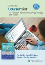 Lippincott CoursePoint Enhanced for Frandsen: Abrams' Clinical Drug Therapy