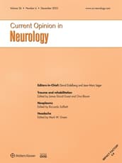Current Opinion in Neurology