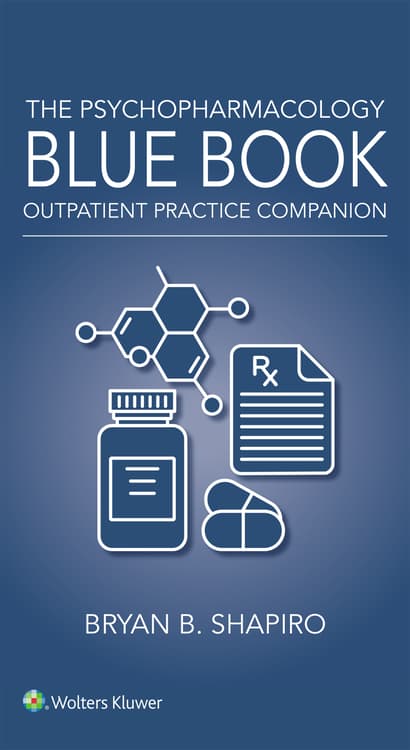 The Psychopharmacology Blue Book