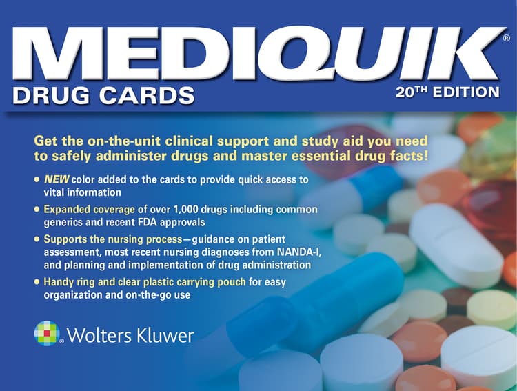 MediQuik Drug Cards