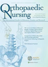 Orthopaedic Nursing Online