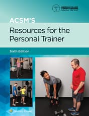 ACSM's Resources for the Personal Trainer 6e Lippincott Connect Instant Digital Access