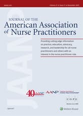 Journal of the American Association of Nurse Practitioners