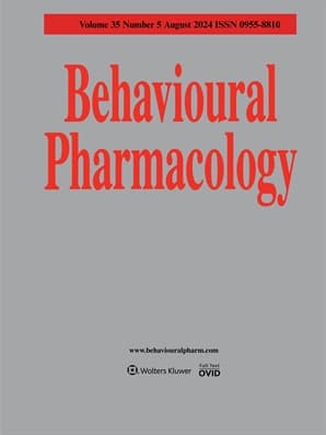 Behavioural Pharmacology