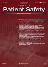Journal of Patient Safety Online