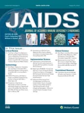 JAIDS: Journal of Acquired Immune Deficiency Syndromes Online