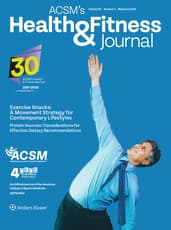 ACSM's Health & Fitness Journal® Online