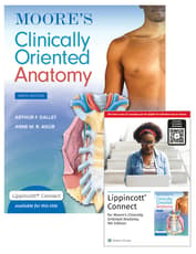Moore's Clinically Oriented Anatomy 9e Lippincott Connect Print Book and Digital Access Card Package