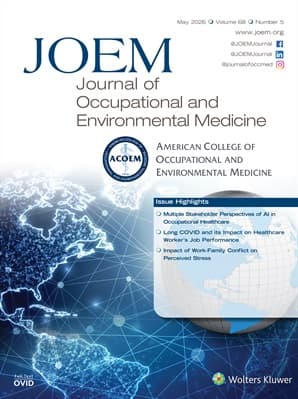 Journal of Occupational and Environmental Medicine Online