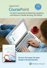 Lippincott CoursePoint Enhanced for Ricci's Essentials of Maternity, Newborn, and Women's Health Nursing