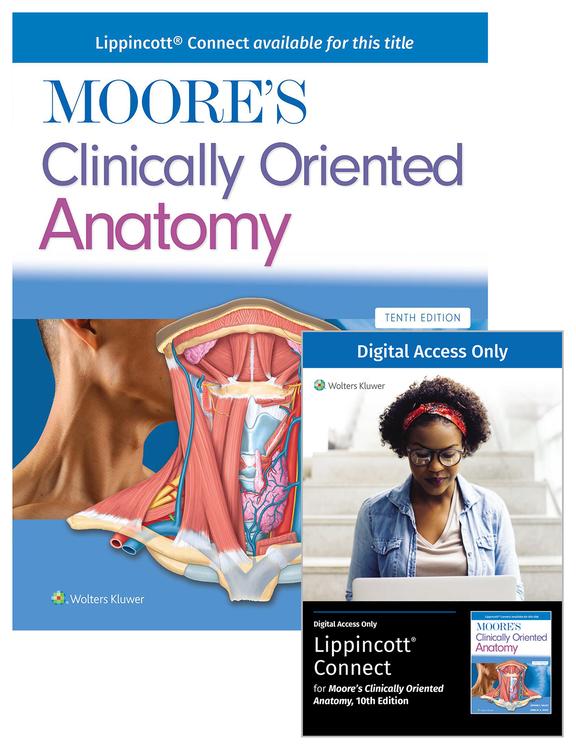 Moore's Clinically Oriented Anatomy, 10e Lippincott Connect Print Book and Instant Digital Access Package