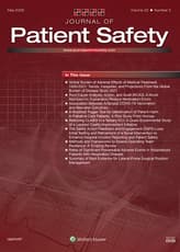 Journal of Patient Safety