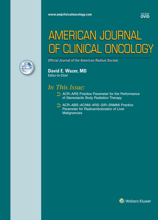 American Journal of Clinical Oncology