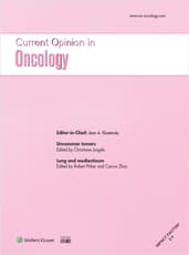 Current Opinion in Oncology