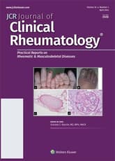 JCR: Journal of Clinical Rheumatology® Online