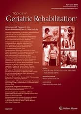 Topics in Geriatric Rehabilitation