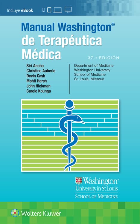 Manual Washington de terapéutica médica