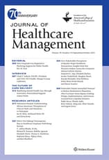 Journal of  Healthcare  Management