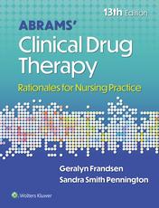 Abrams' Clinical Drug Therapy