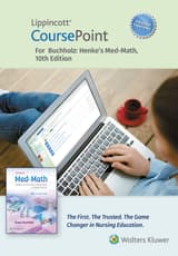 Lippincott CoursePoint Enhanced for Buchholz: Henke's Med-Math