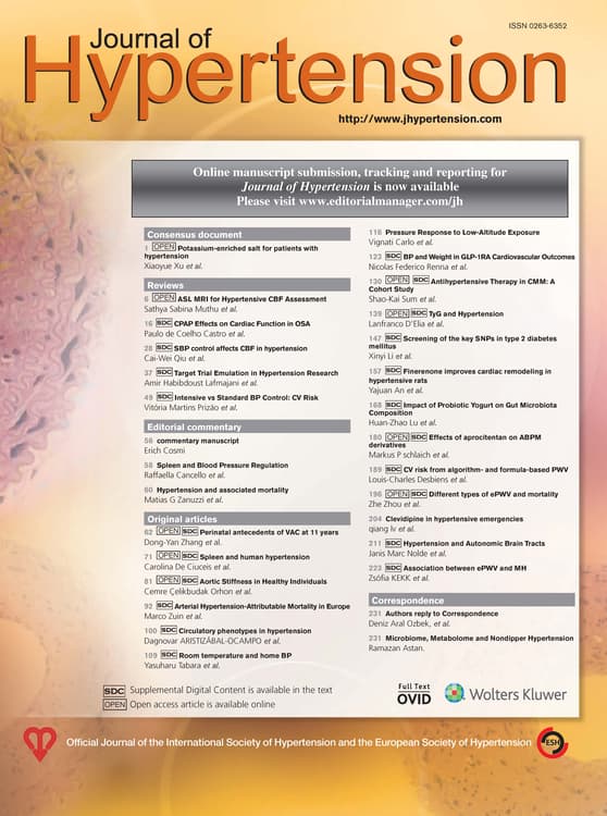 Journal of Hypertension Online