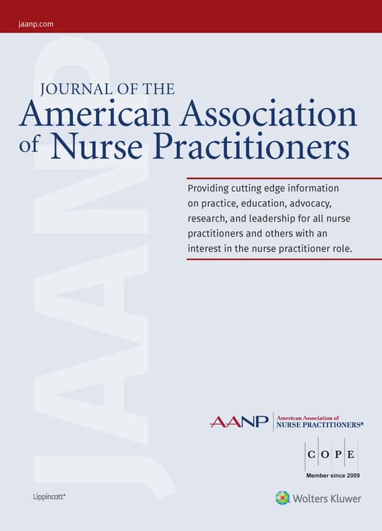 Journal of the American Association of Nurse Practitioners