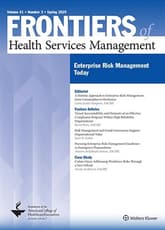 Frontiers of Health Services Management