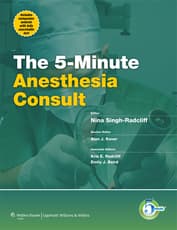 5 Minute Anesthesia Consult
