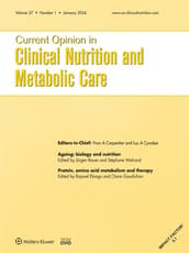 Current Opinion in Clinical Nutrition and Metabolic Care Online